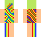 a rainbow mess not finished