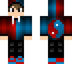blue and red boy