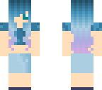 cute girl from purple skin base