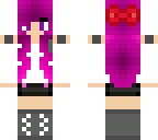 purple haired girl