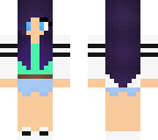 purple spring girl