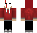 red hoodie mask
