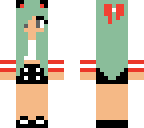 cookie with mint green hair