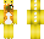 dino girl yellow