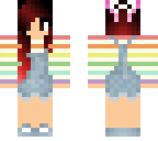pastel rainbow girl