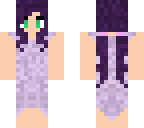 purple gown