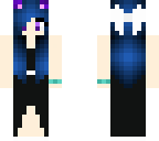 blue cat girl