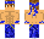 blue fighter
