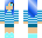 cute blue girl