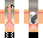 grey and pink wolf