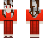 old lady in red