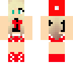 red dressed girl
