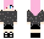 anime girl with pinkhair