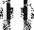 black white