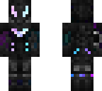 cosmic purple and blue fighter