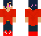 girl blue and red