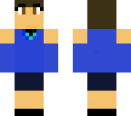 me in blue