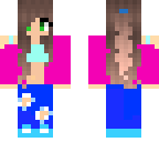 pink hoodie - girl skin