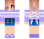 some purple braid chick