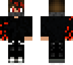new red power with hoodie and red hair