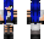 blue emo girl