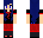blue haired yandere
