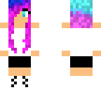 galaxy girl with underclothes