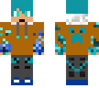 ice teen with blue hair