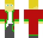 red coated person