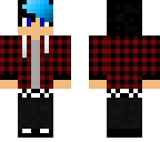 blue dyed hair