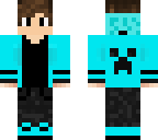 blue hoodie