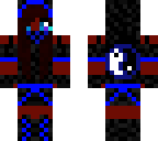 blue ninja girl