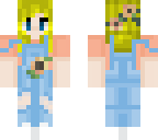 blue overalls