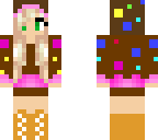 choco cake girl