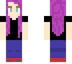 purple hair girl