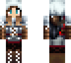 assassins girl with dip dye brown hair