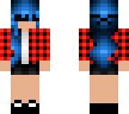 blue haired girl