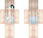 brown-light blue hair base