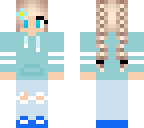 cool blue girl