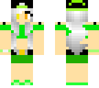 girl in green