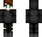 minecraft guy with black clothes