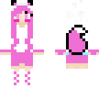 pink wolf girl