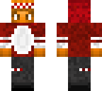 white and red