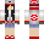 black haired trainer girl