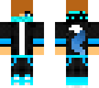 cool light blue girl