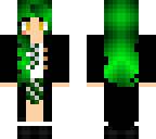 green hair slytherin girl