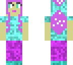 purple and blue galaxy girl