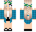 teal flannel edit