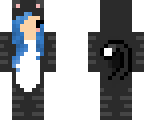 blue cat chibi