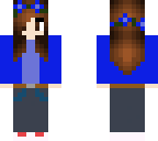 blue girl